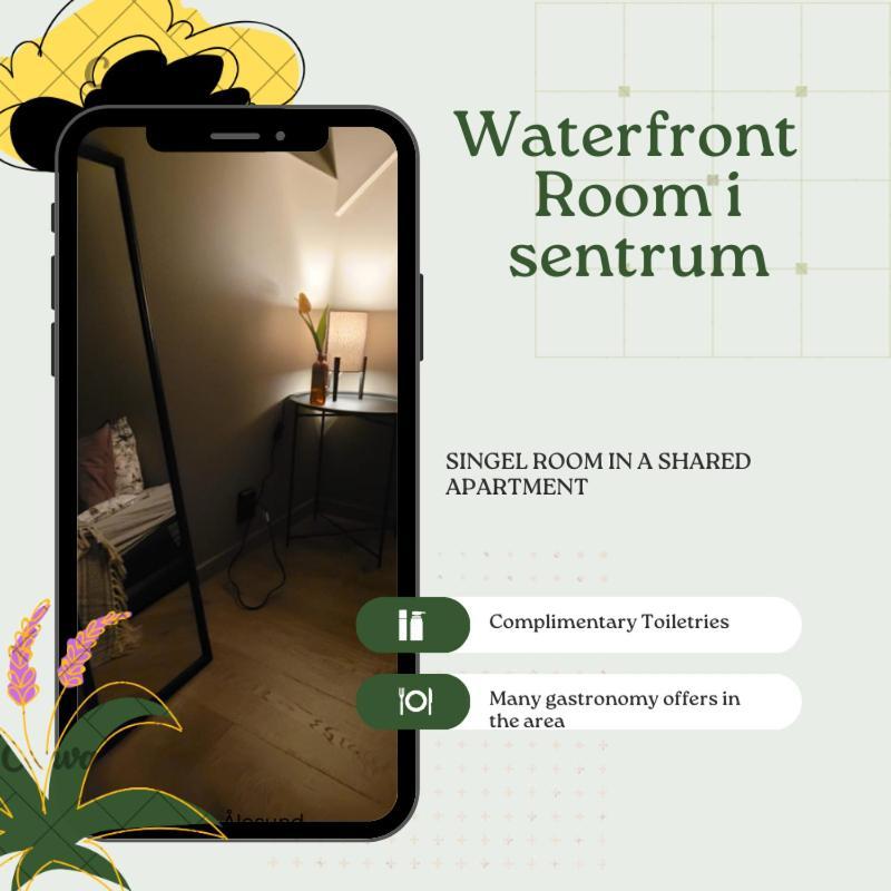 Single Elegant Room I Sentrum- Sea View Ålesund Exteriör bild